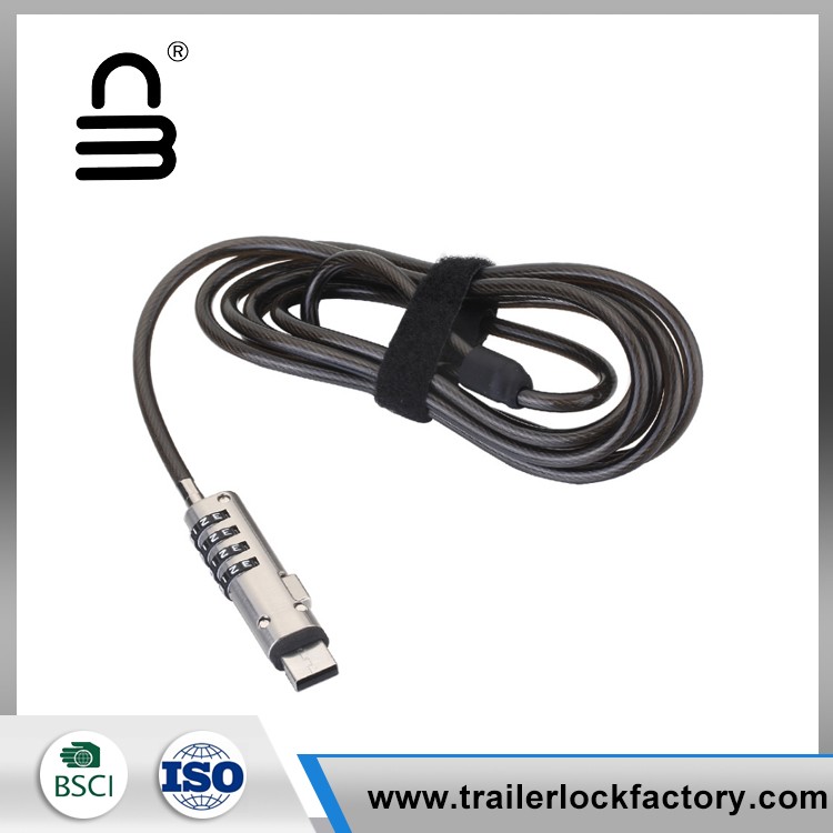 4 Rəqəmsal Universal USB Noutbuk Kilidi