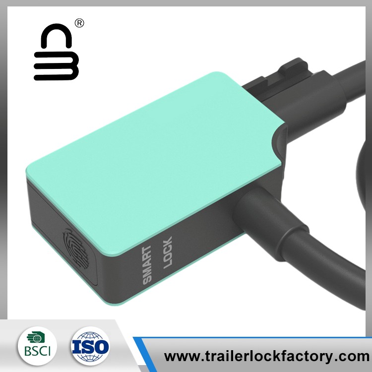 Barmaq izi polad kabel kilidi