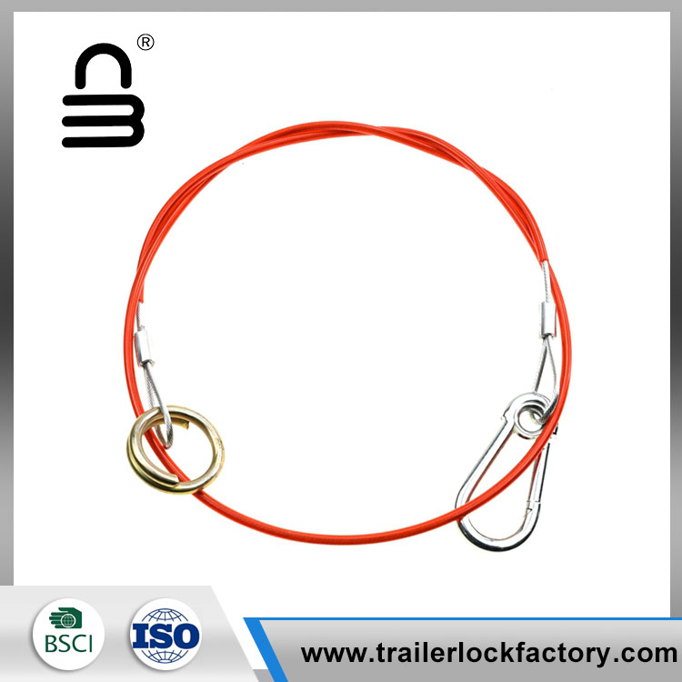 Clevis və Carabiner ilə Polad Kabel